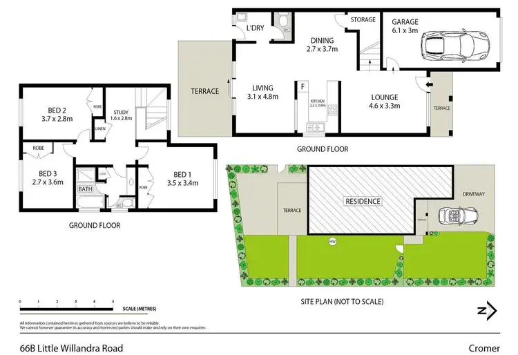 Floorplan of Homely house listing, 66B Little Willandra Road, Cromer NSW 2099