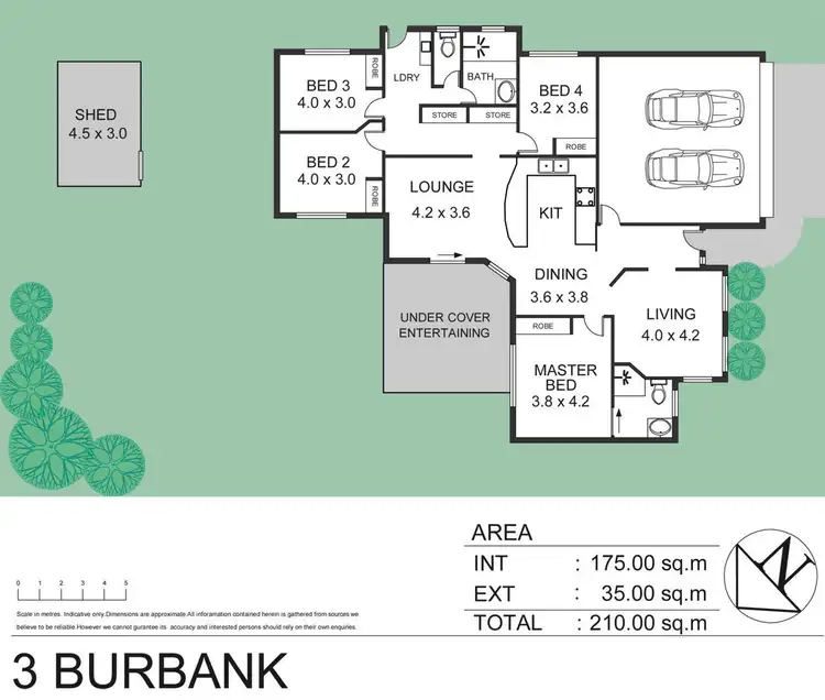 Floorplan of Homely house listing, 3 Burbank Way, Kirwan QLD 4817