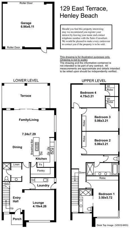Floorplan of Homely house listing, 129 East Terrace, Henley Beach SA 5022