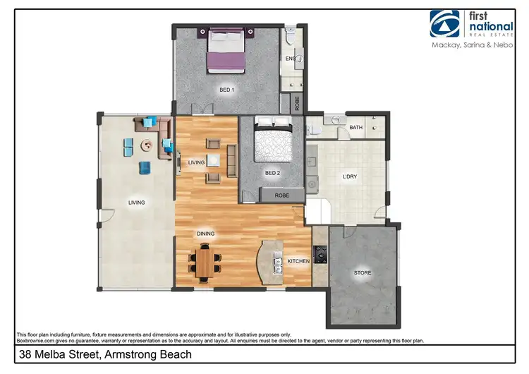 Floorplan of Homely house listing, 38 Melba Street, Armstrong Beach QLD 4737