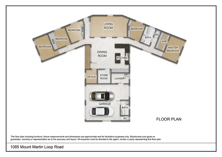 Floorplan of Homely rural property listing, 1085 Mount Martin Loop Road, Mount Martin QLD 4754