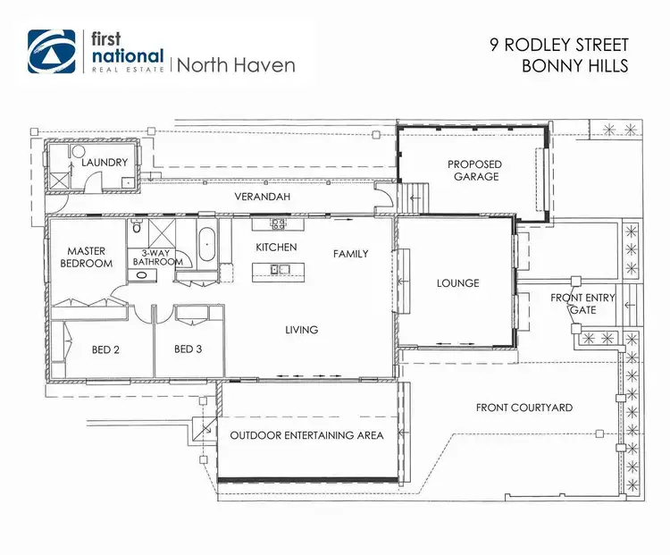Floorplan of Homely house listing, 9 Rodley Street, Bonny Hills NSW 2445