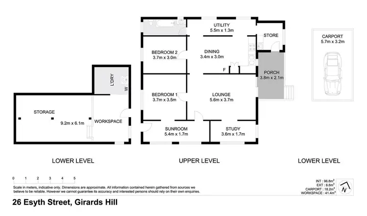 Floorplan of Homely house listing, 26 Esyth Street, Girards Hill NSW 2480