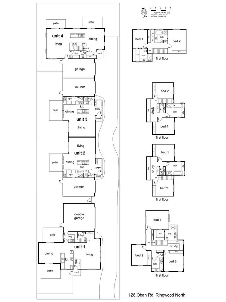 Floorplan of Homely townhouse listing, 3/128 Oban Road, Ringwood North VIC 3134