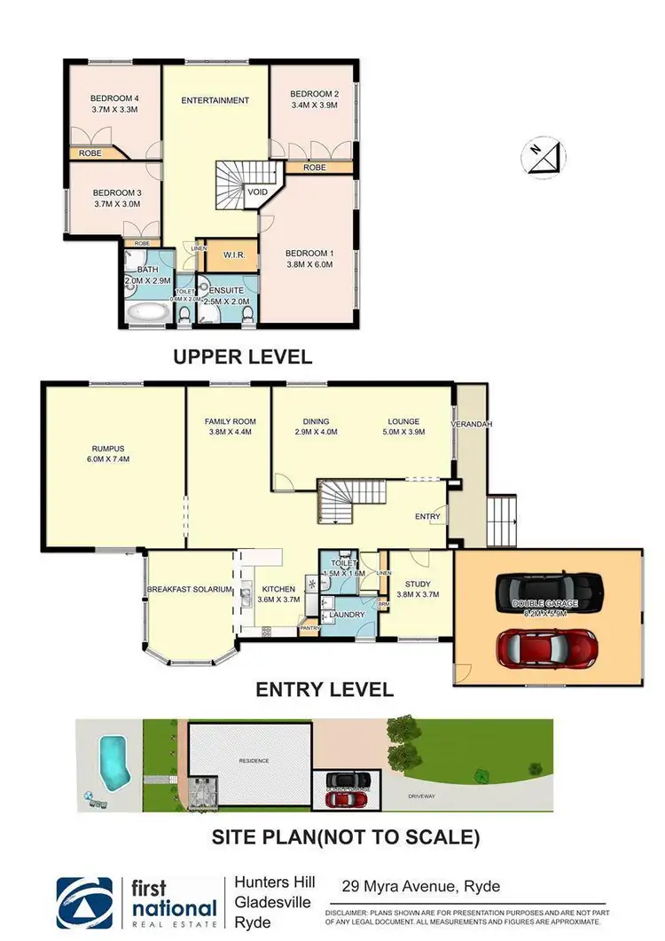 Floorplan of Homely house listing, 29 Myra Avenue, Ryde NSW 2112