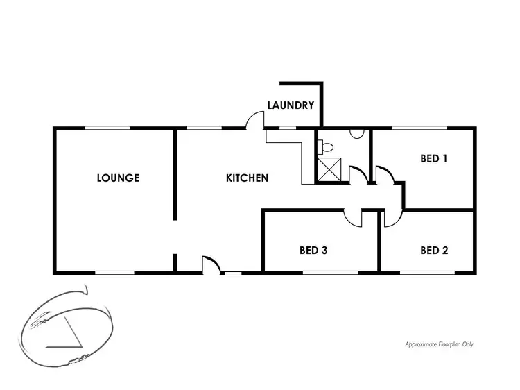 Floorplan of Homely house listing, 3 Ballingall Street, The Gap NT 870