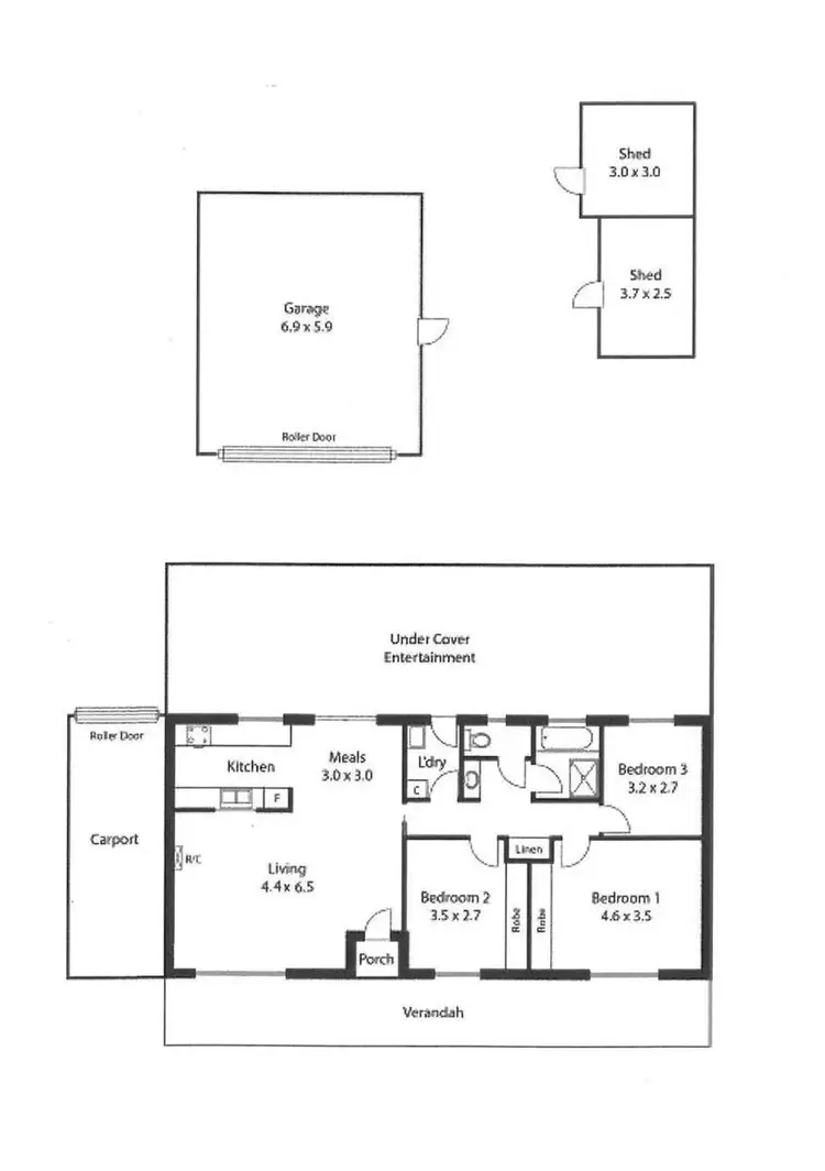 Floorplan of Homely house listing, 13 Leaker Avenue, Aldinga Beach SA 5173