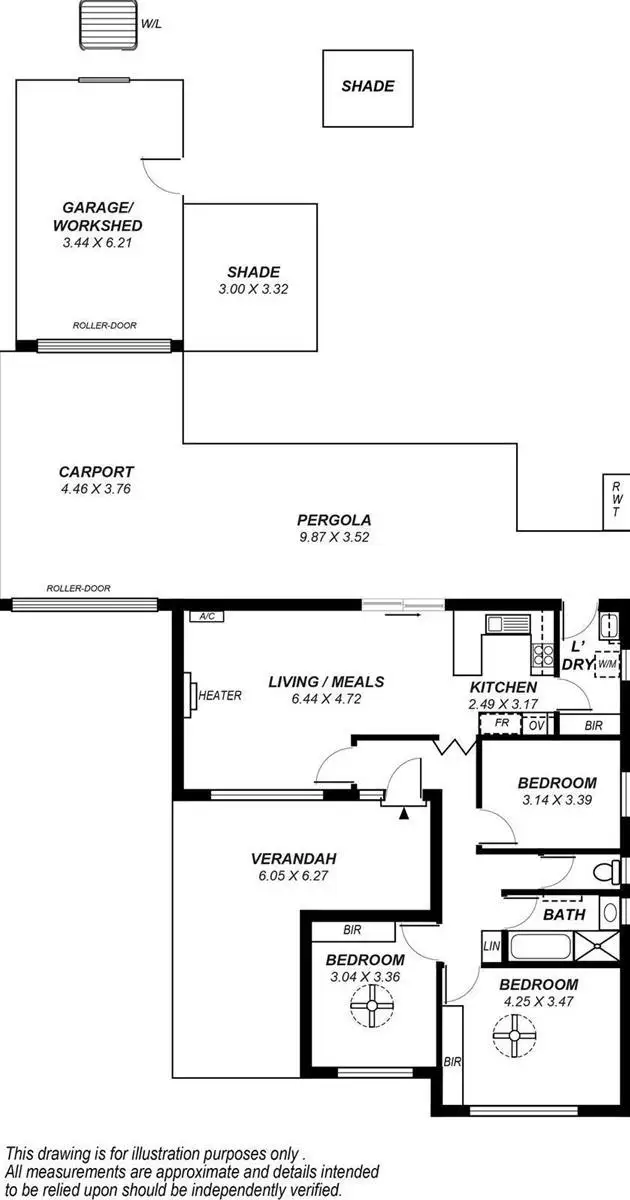Floorplan of Homely house listing, 64 Yarmouth Street, South Brighton SA 5048