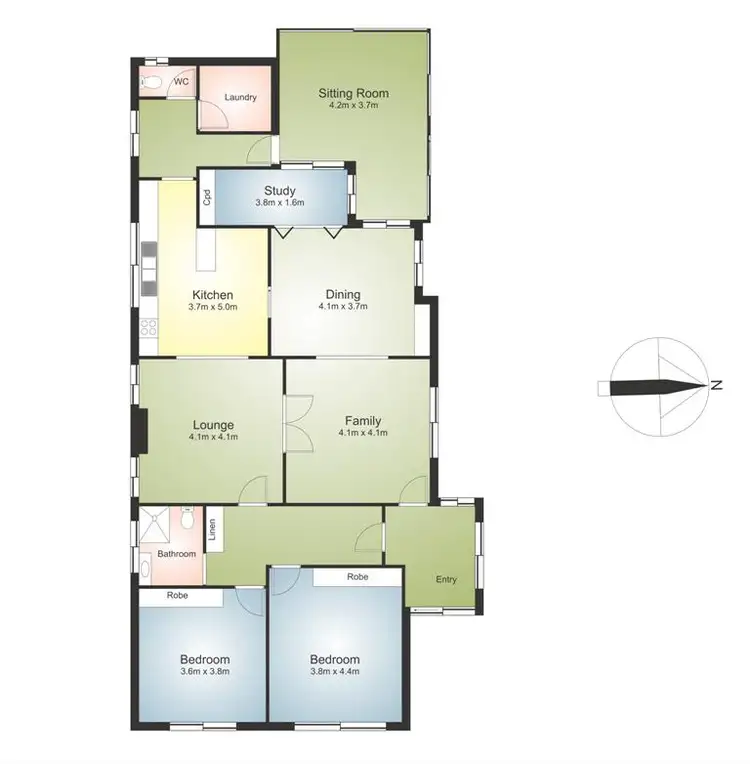 Floorplan of Homely house listing, Address available on request