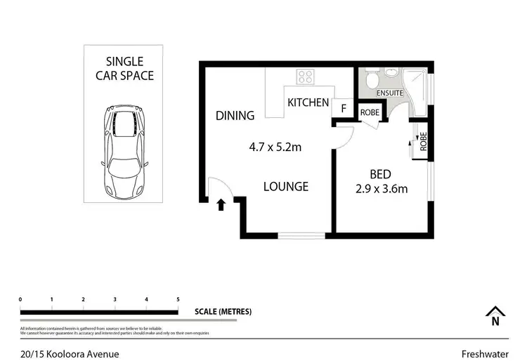 Floorplan of Homely unit listing, 20/15 Kooloora Avenue, Freshwater NSW 2096
