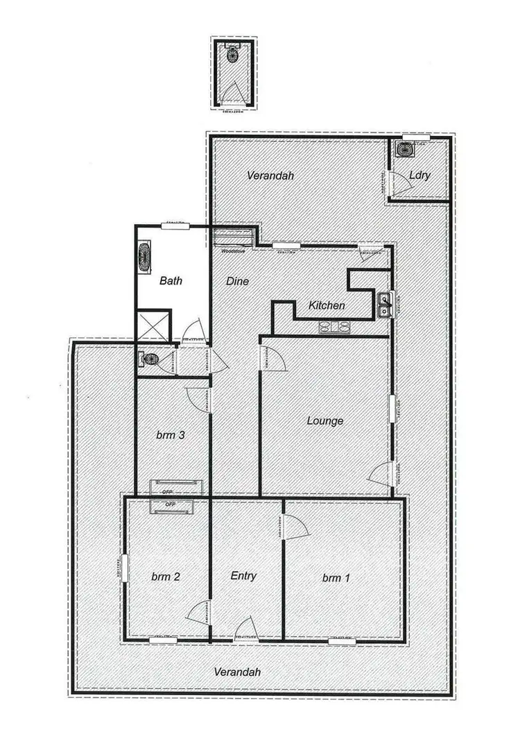 Floorplan of Homely house listing, 78 Warooka Road, Yorketown SA 5576
