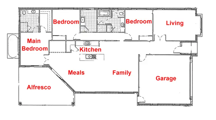 Floorplan of Homely house listing, 4 Dayflower Street, Upper Coomera QLD 4209