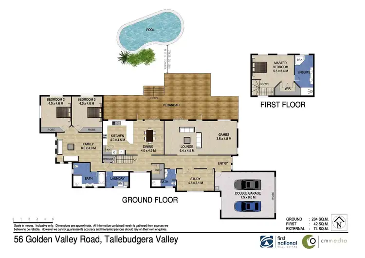 Floorplan of Homely house listing, 56 Golden Valley Road, Tallebudgera Valley QLD 4228