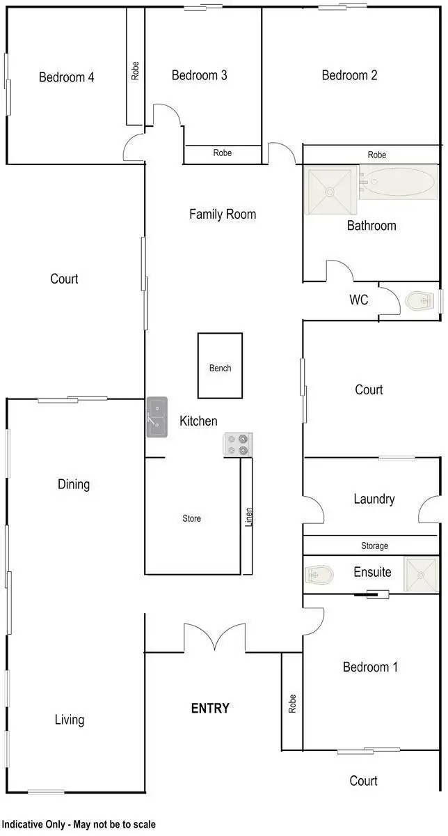 Floorplan of Homely house listing, 35 Clarke Street, Araluen NT 870