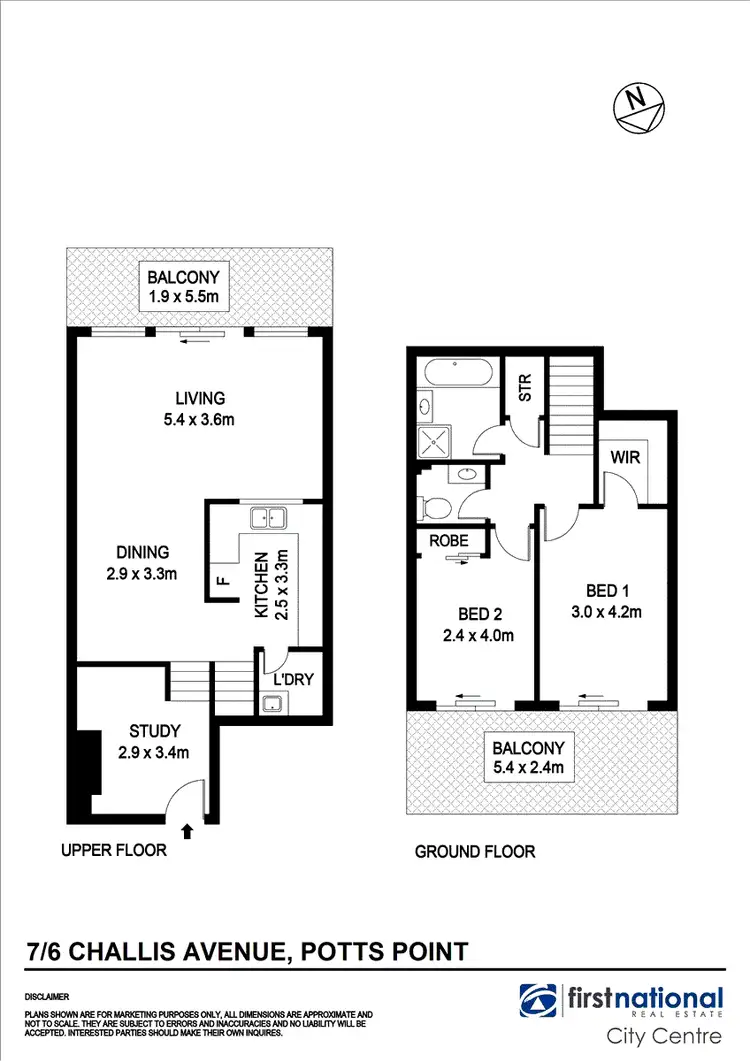 Floorplan of Homely apartment listing, 7/6 Challis Avenue, Potts Point NSW 2011