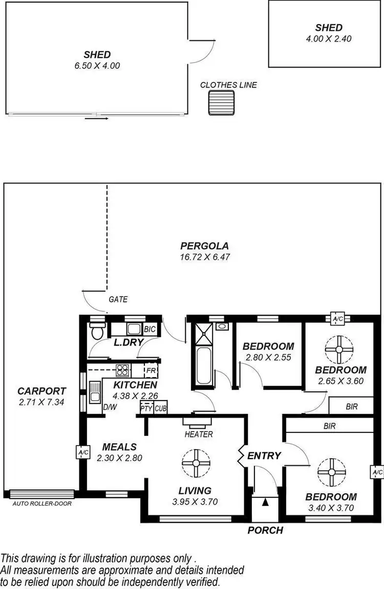 Floorplan of Homely house listing, 144 Kingston Avenue, Melrose Park SA 5039