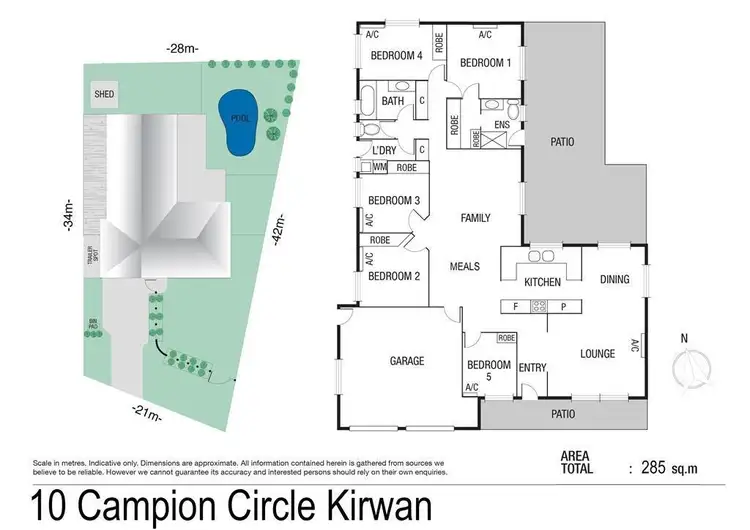 Floorplan of Homely house listing, 10 Campion Circle,, Kirwan QLD 4817