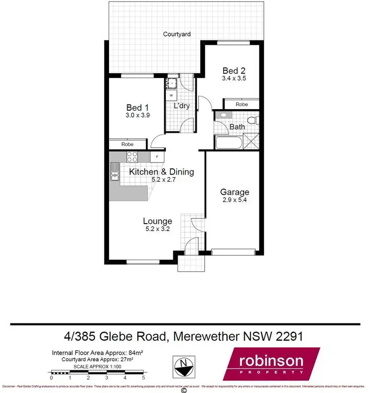 Floorplan of Homely villa listing, 4/385 Glebe Road, Merewether NSW 2291