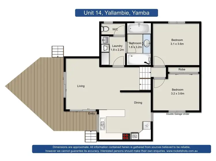Floorplan of Homely townhouse listing, 14/15 Shores Drive, Yamba NSW 2464
