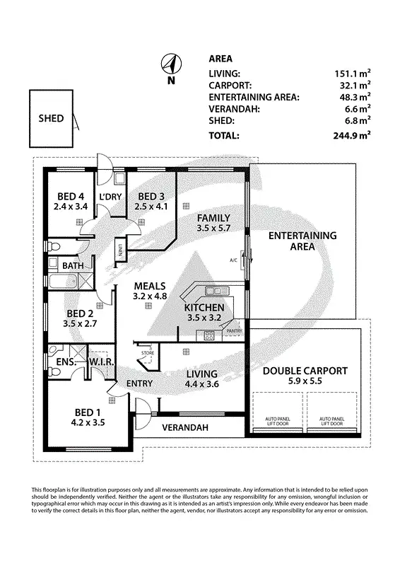 Floorplan of Homely house listing, 47 Zanker Drive, Mount Barker SA 5251