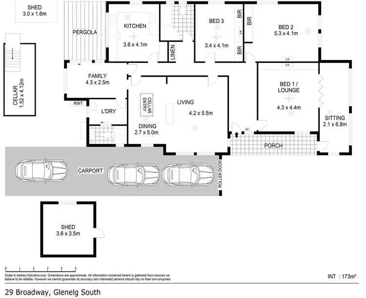 Floorplan of Homely house listing, 29 Broadway, Glenelg South SA 5045