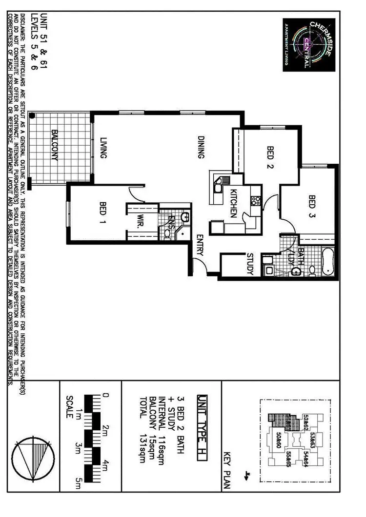 Floorplan of Homely apartment listing, 61/46 Playfield Street, Chermside QLD 4032