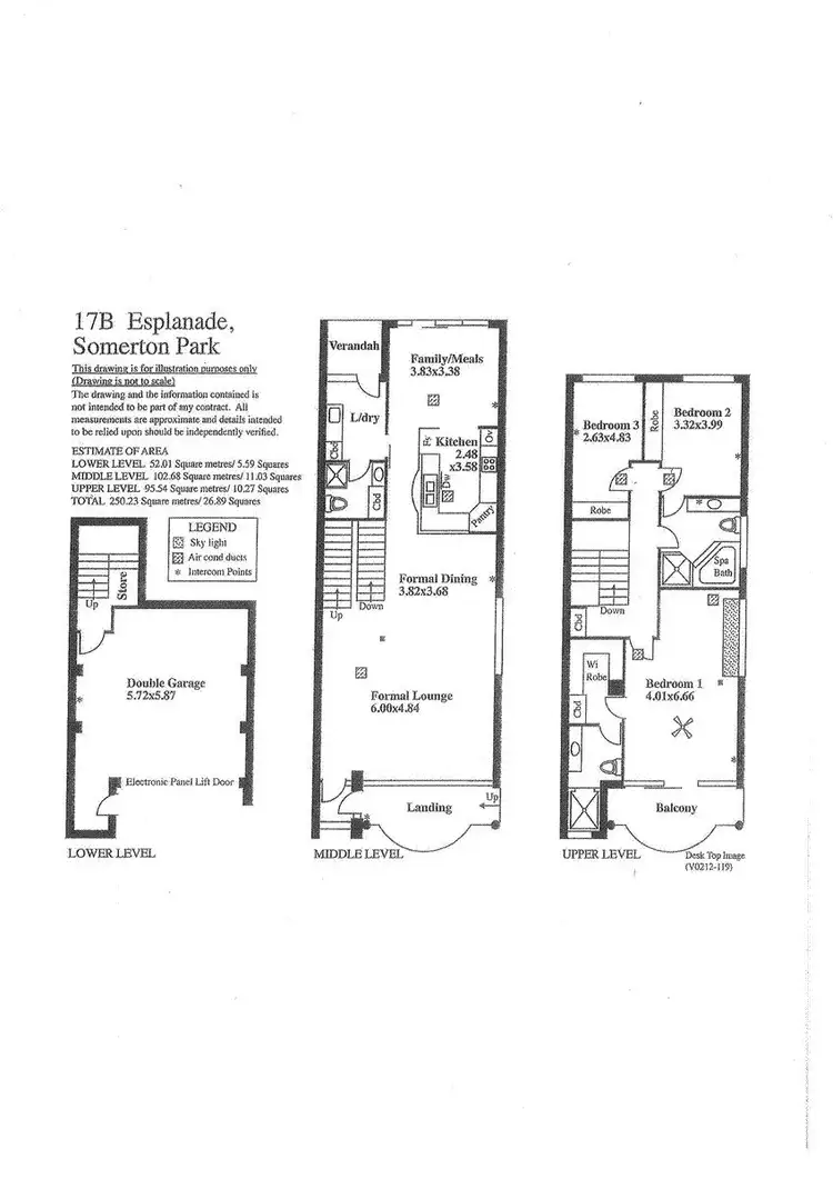 Floorplan of Homely house listing, 17B Esplanade, Somerton Park SA 5044