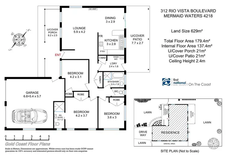 Floorplan of Homely house listing, 312 Rio Vista Boulevard, Mermaid Waters QLD 4218