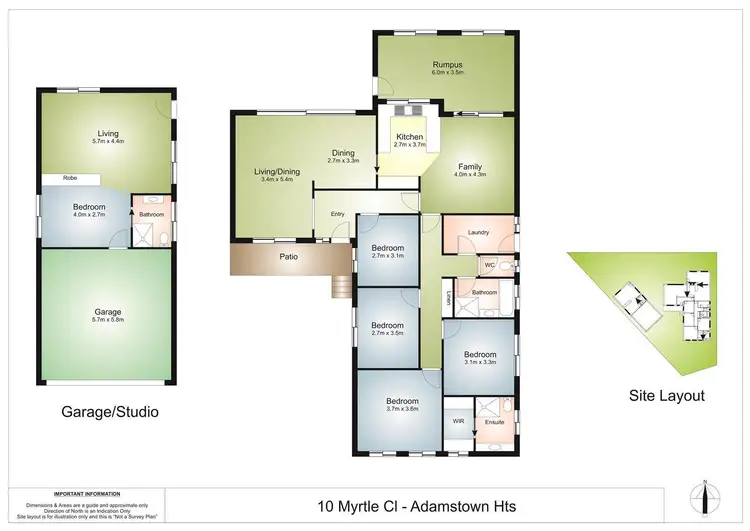 Floorplan of Homely house listing, 10 Myrtle Close, Adamstown Heights NSW 2289