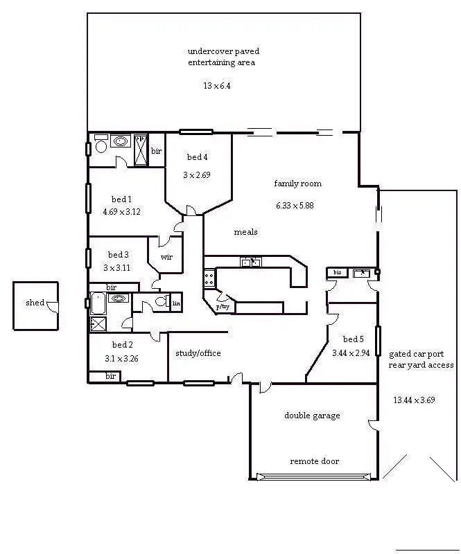 Floorplan of Homely house listing, 27 Yeovil Circuit, Craigmore SA 5114