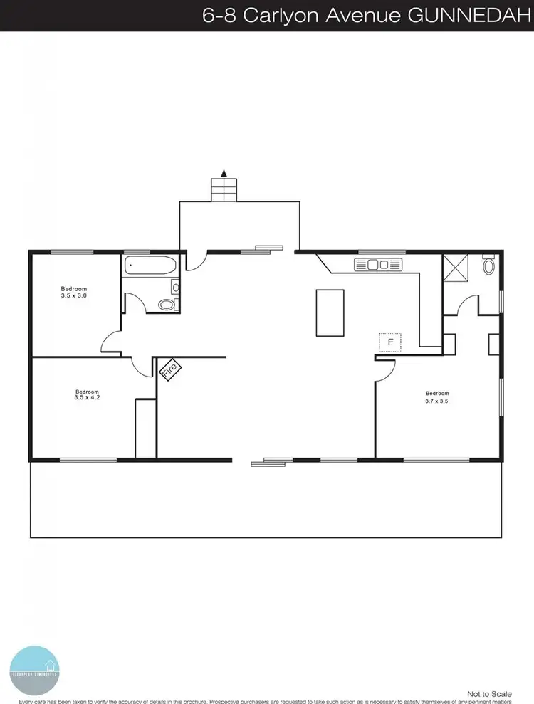 Floorplan of Homely rural property listing, 6-8 Carlyon Avenue, Gunnedah NSW 2380
