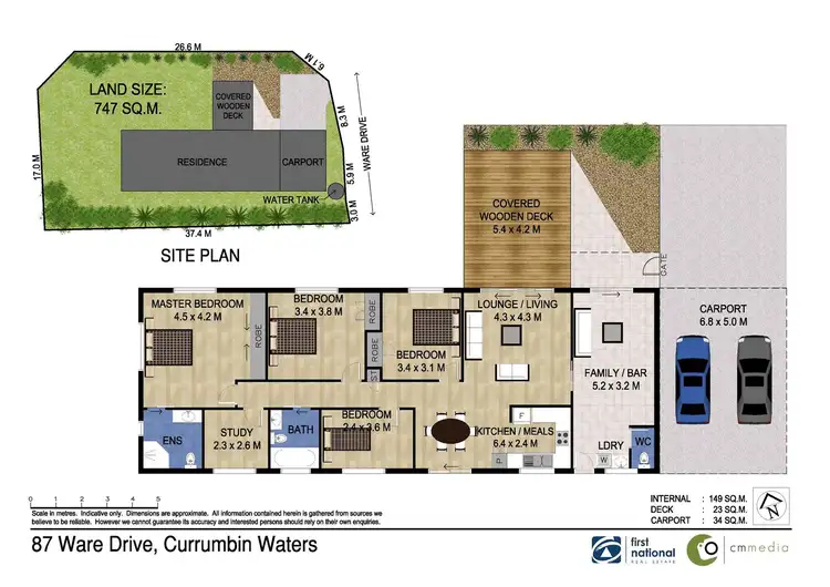 Floorplan of Homely house listing, 87 Ware Drive, Currumbin Waters QLD 4223