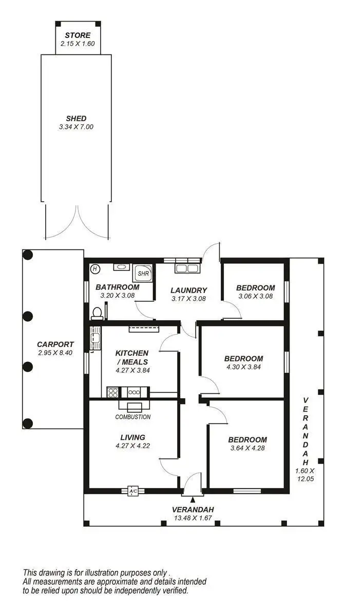 Floorplan of Homely house listing, 5 Morgan Avenue, Daw Park SA 5041