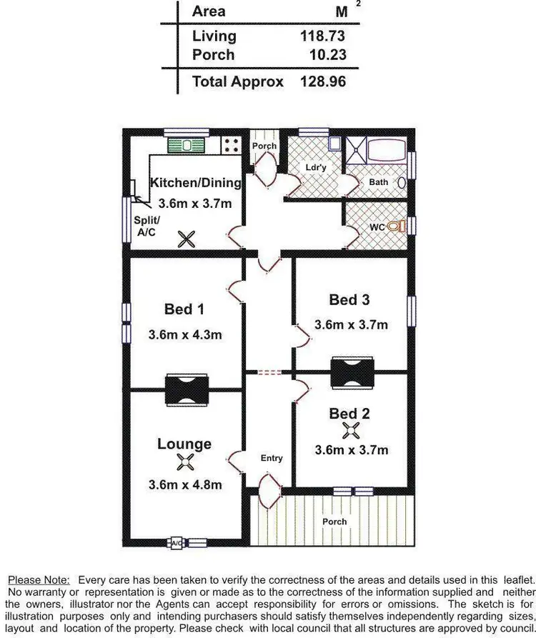 Floorplan of Homely house listing, 10 Cuming Street, Mile End SA 5031