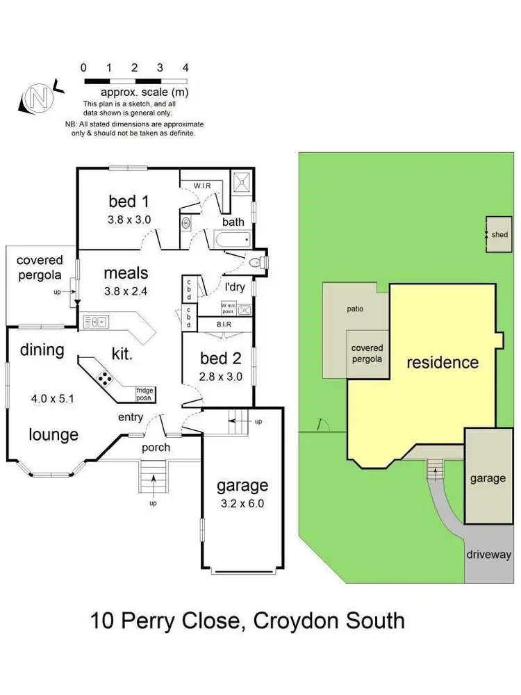 Floorplan of Homely house listing, 10 Perry Close, Croydon South VIC 3136