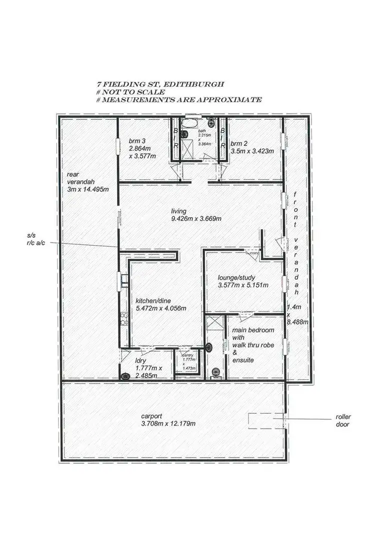 Floorplan of Homely house listing, 7 Fielding Street, Edithburgh SA 5583