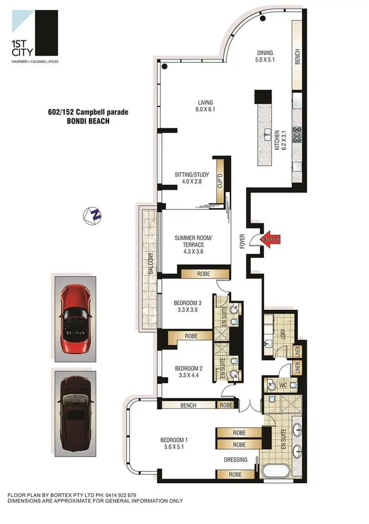 Floorplan of Homely apartment listing, 602/152 Campbell Parade, Bondi Beach NSW 2026