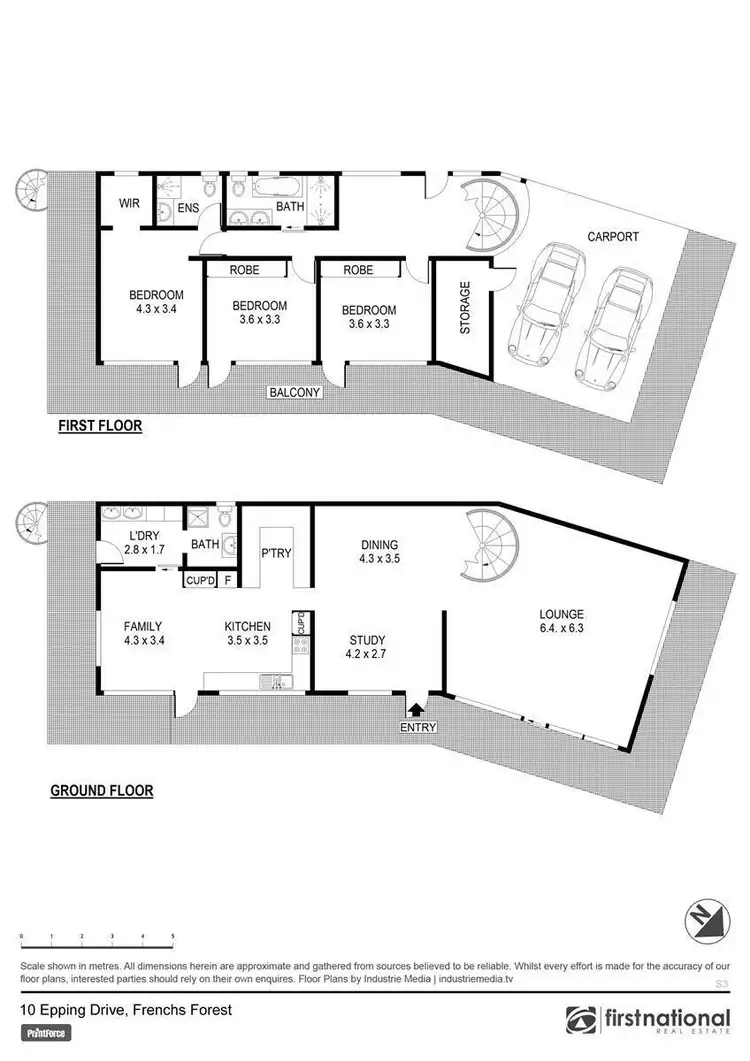 Floorplan of Homely house listing, 10 Epping Drive, Frenchs Forest NSW 2086