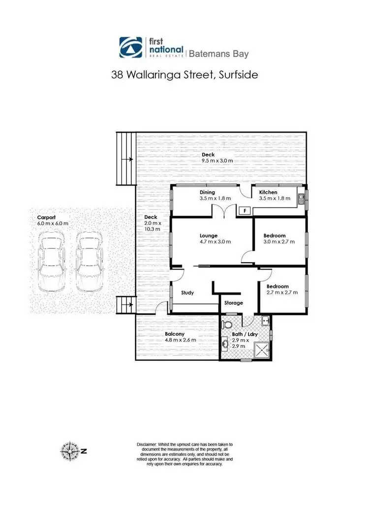 Floorplan of Homely house listing, 38 Wallaringa Street, Surfside NSW 2536