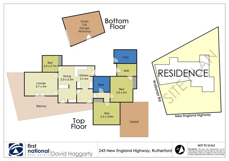 Floorplan of Homely house listing, 243 New England Highway, Rutherford NSW 2320