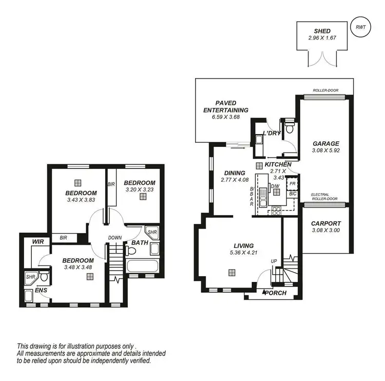 Floorplan of Homely townhouse listing, 49A Dunorlan Road, Edwardstown SA 5039