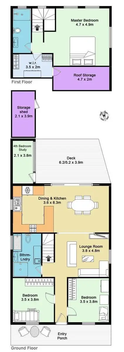 Floorplan of Homely house listing, 46 Downie Street, Maryville NSW 2293