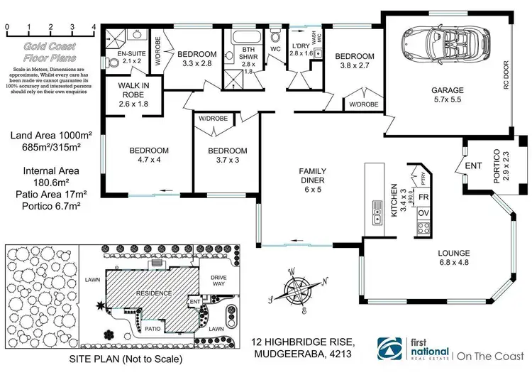Floorplan of Homely house listing, 12 Highbridge Rise, Mudgeeraba QLD 4213