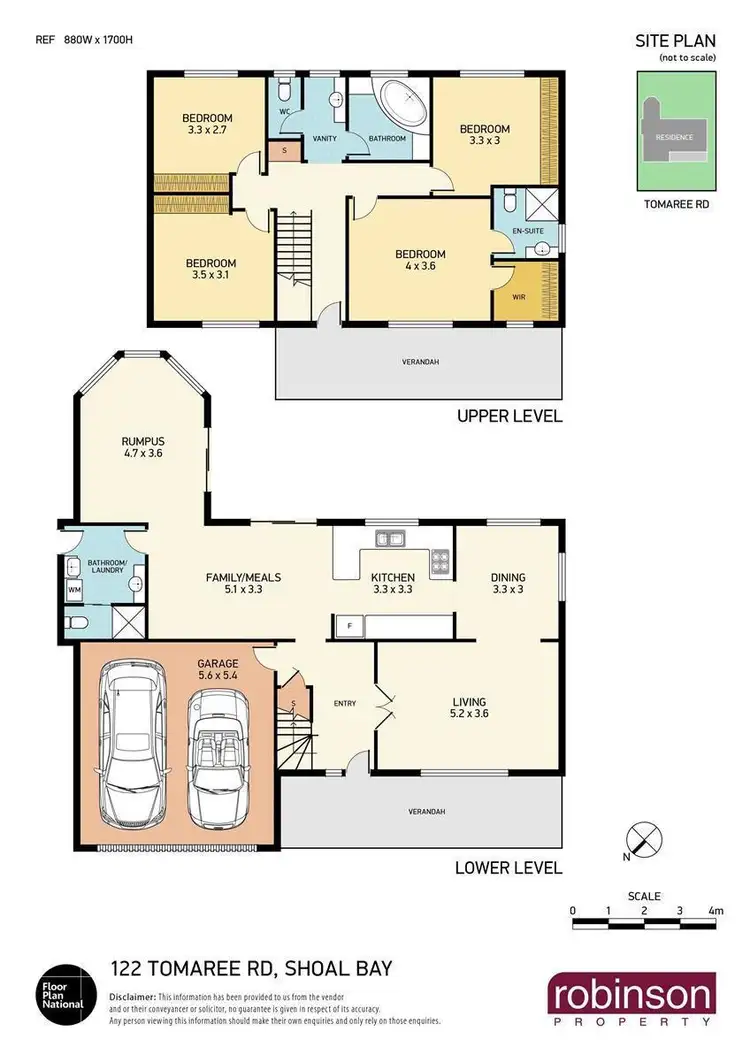 Floorplan of Homely house listing, 122 Tomaree Road, Shoal Bay NSW 2315