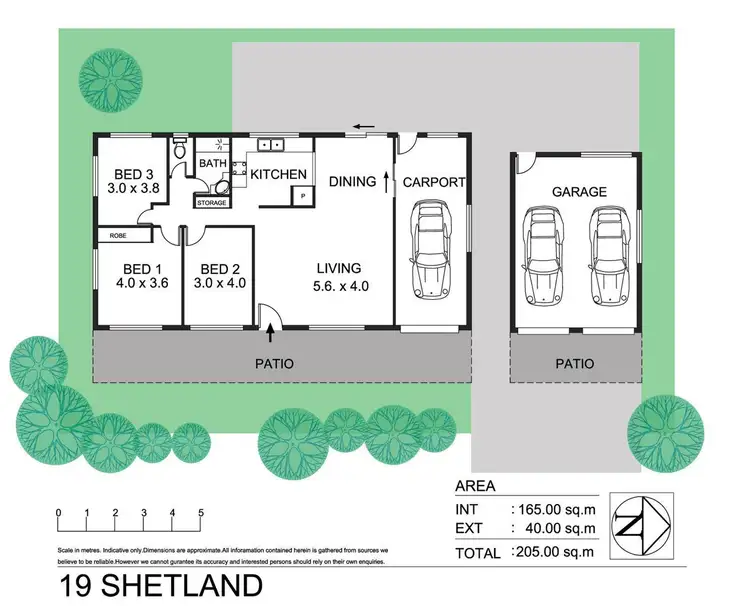 Floorplan of Homely rural property listing, 19 Shetland Place, Kelso QLD 4815