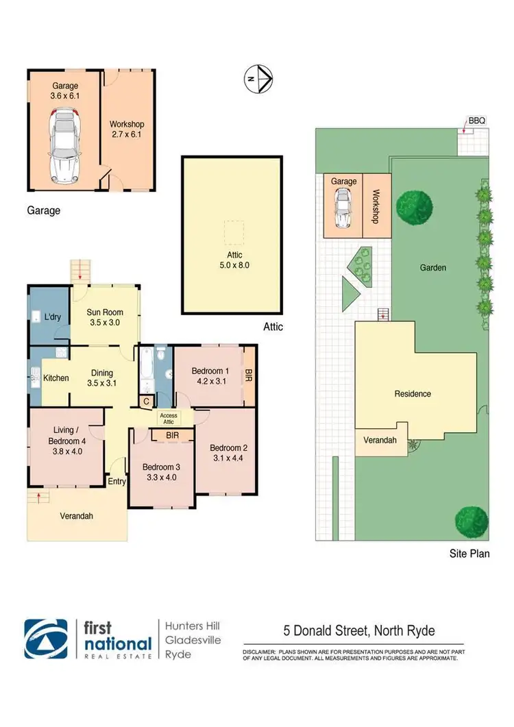 Floorplan of Homely house listing, 5 Donald Street, North Ryde NSW 2113