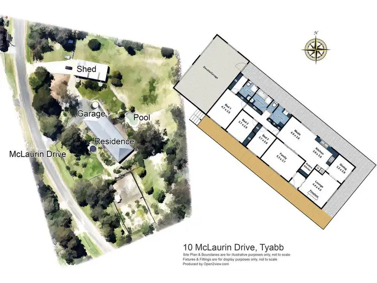 Floorplan of Homely rural property listing, 10 McLaurin Drive, Tyabb VIC 3913