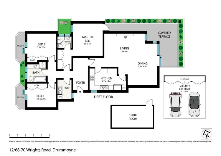 Floorplan of Homely apartment listing, 12/68-70 Wrights Road, Drummoyne NSW 2047