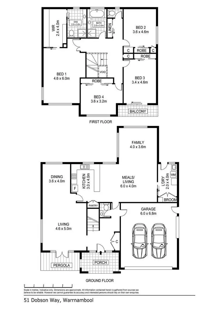 Floorplan of Homely house listing, 51 Dobson Way, Warrnambool VIC 3280