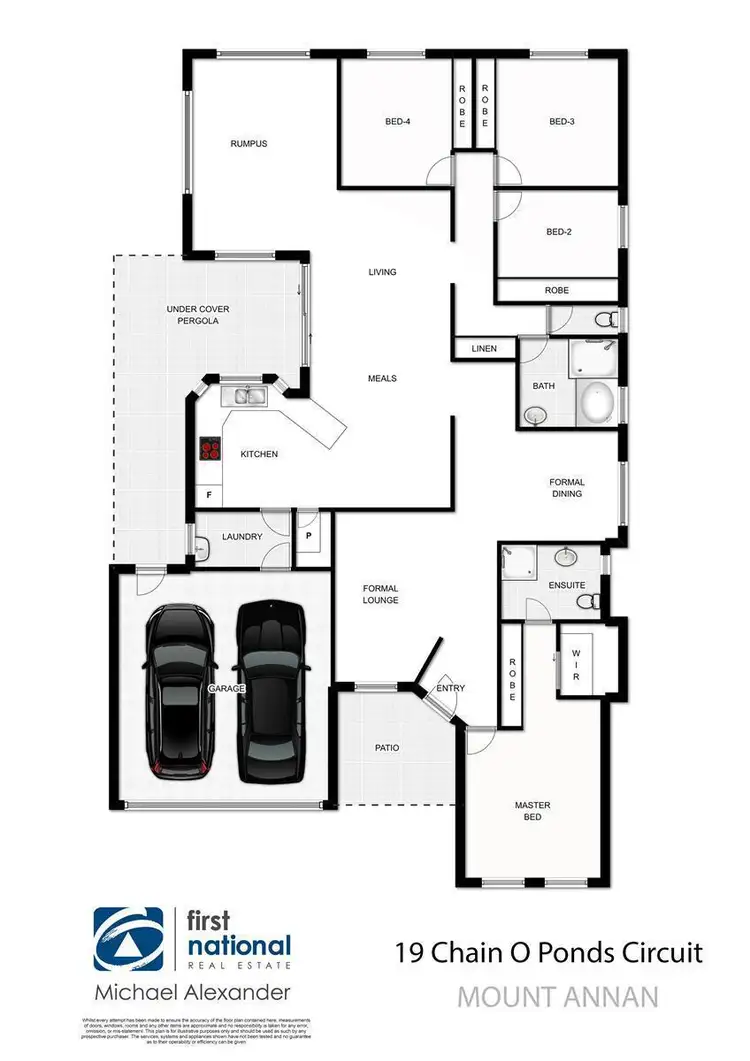 Floorplan of Homely house listing, 19 Chain-o-ponds Circuit, Mount Annan NSW 2567